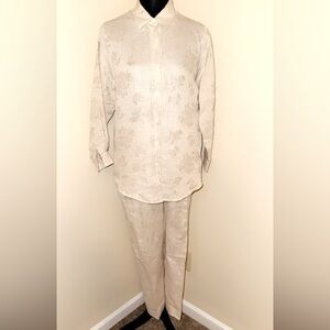 Talbots two pieces casual Blouse and Pants